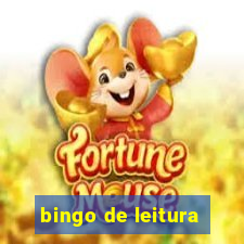 bingo de leitura